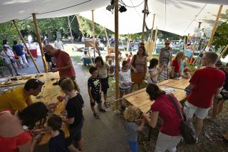 Détente et créativité à l'Espace festivaliers