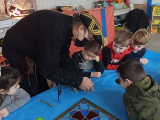 Le patrimoine s'affiche à l'école maternelle d'Ambronay !